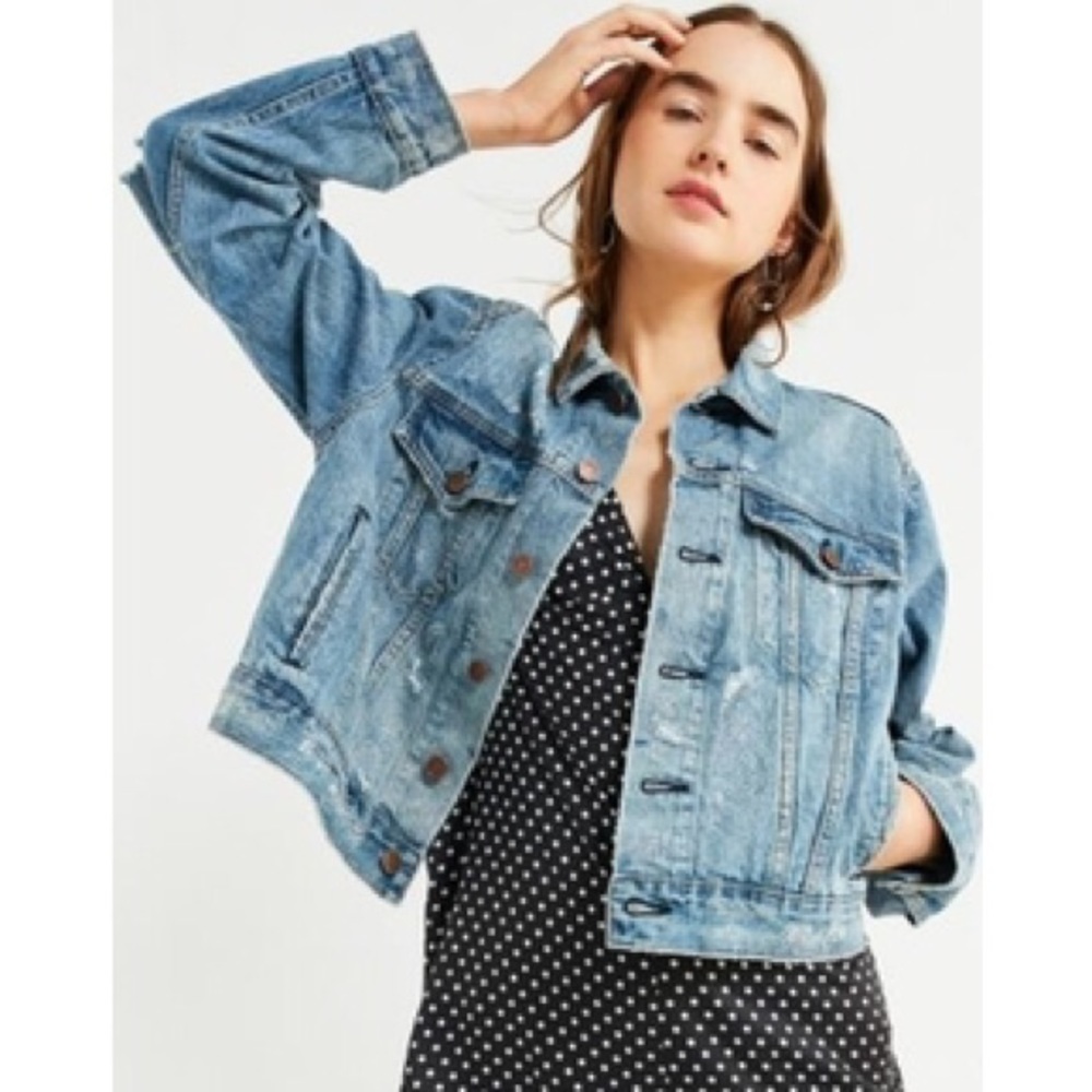 Urban Outfitters Distressed Denim Jacket